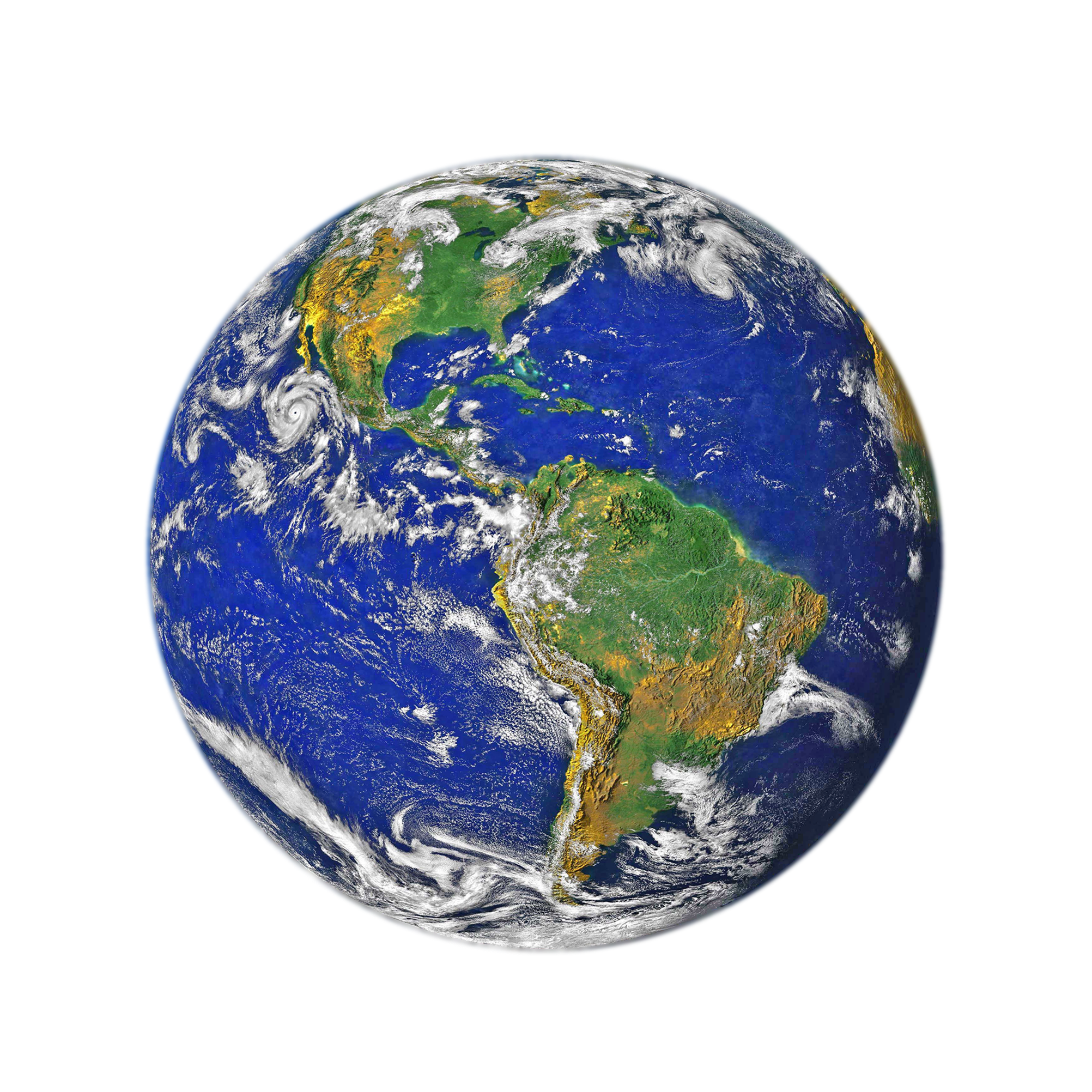 Planeta Tierra visto desde el espacio